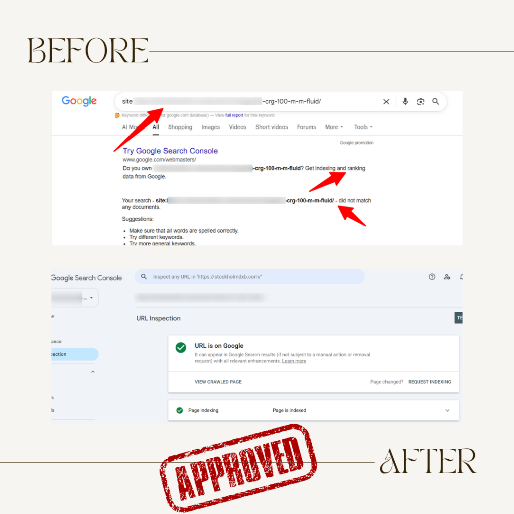 gsc indexing - how to fix website indexing sgt infotech